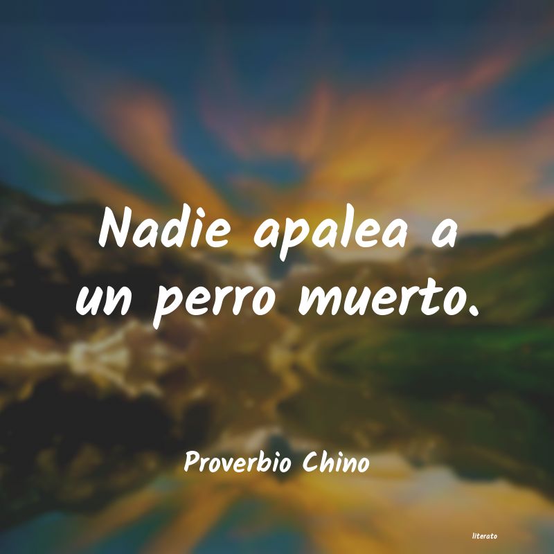 frases de Proverbio Chino