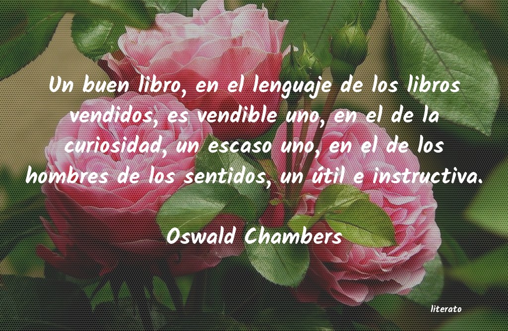 Frases de Oswald Chambers