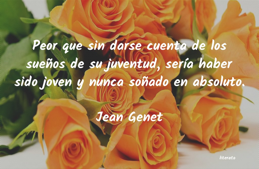 Frases de Jean Genet