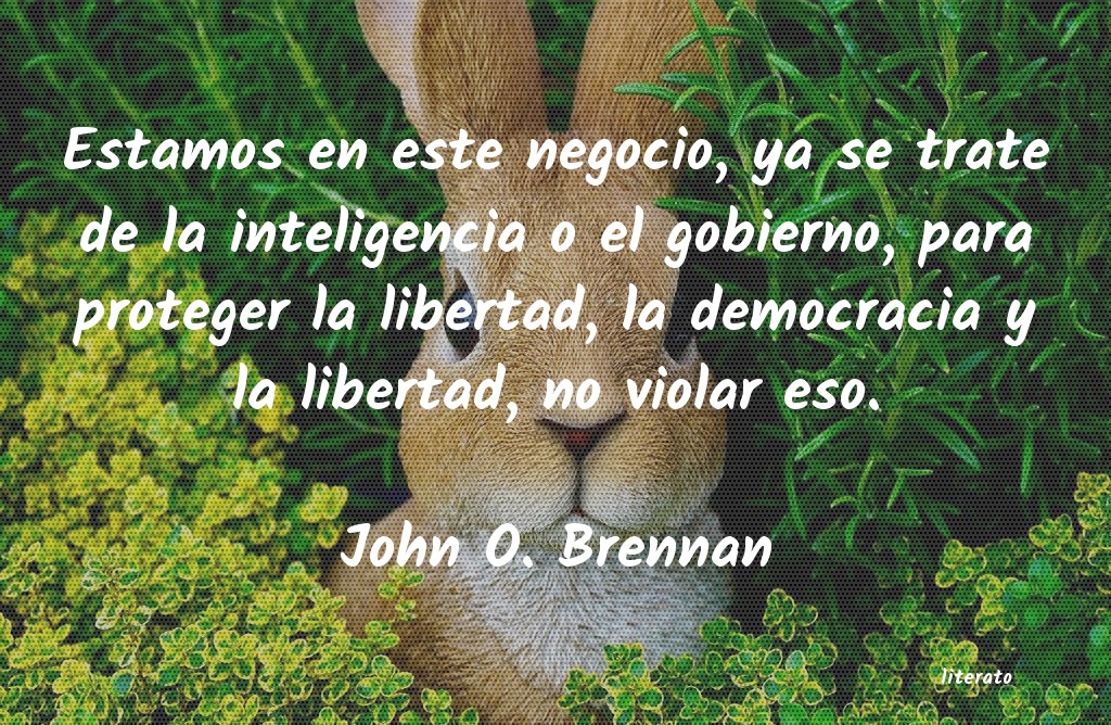 Frases de John O. Brennan