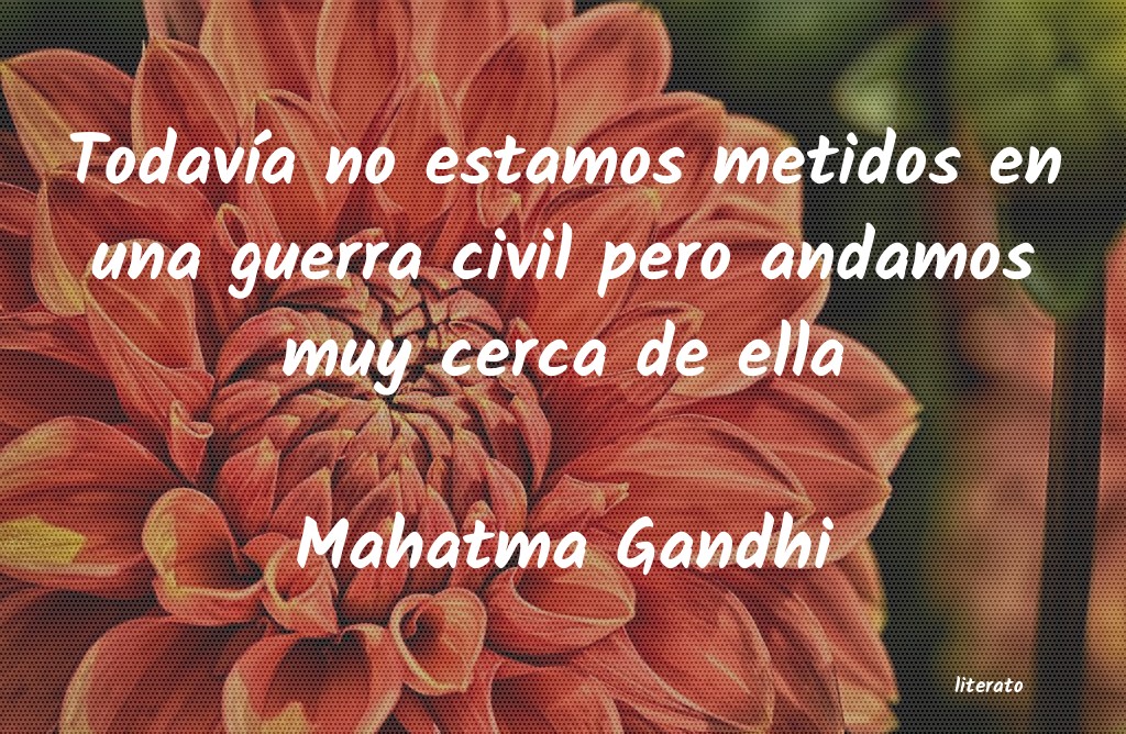 Frases de Mahatma Gandhi