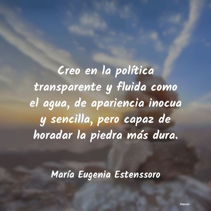 Frases de María Eugenia Estenssoro