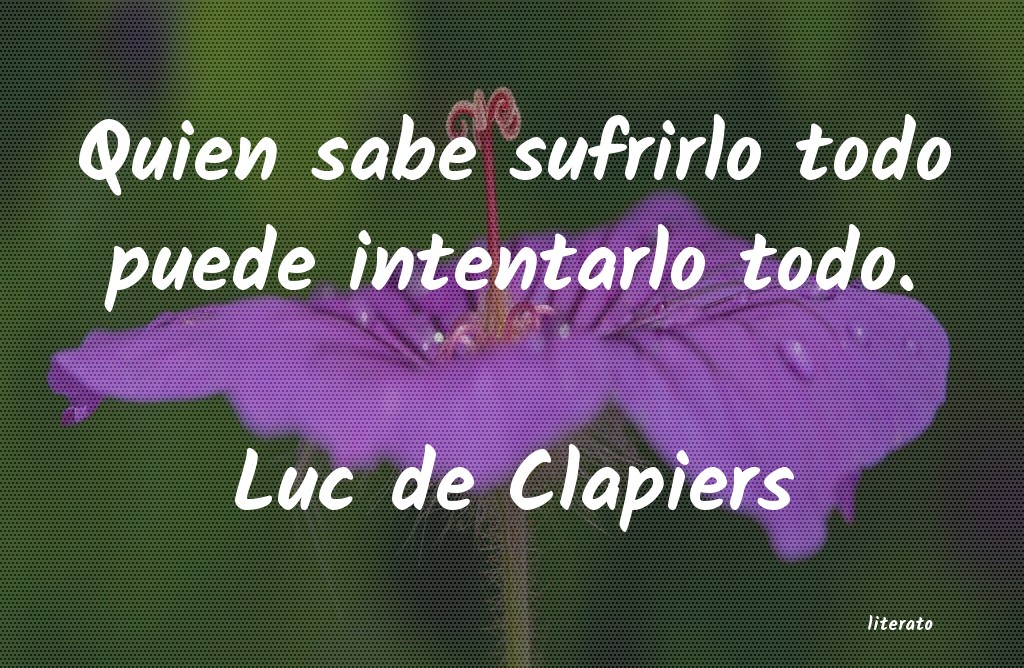 Frases de Luc de Clapiers