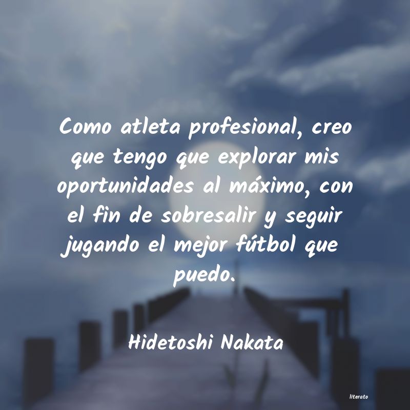 frases de Hidetoshi Nakata