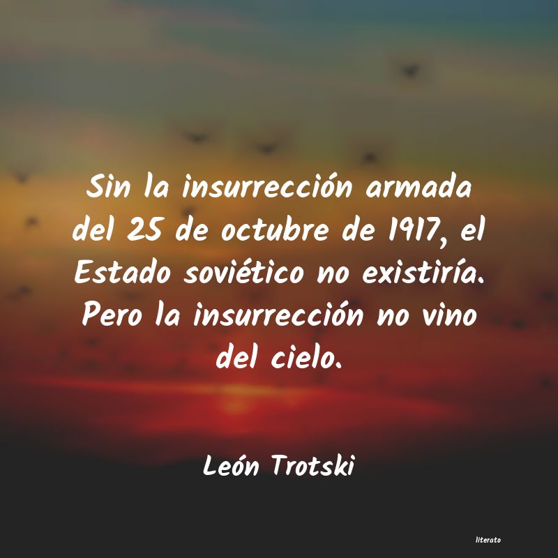 frases de León Trotski