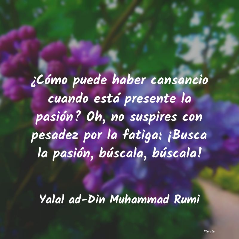 Frases de Yalal ad-Din Muhammad Rumi