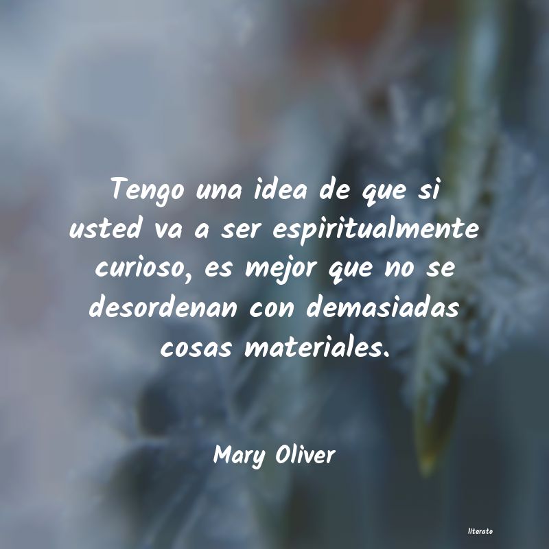 Frases de Mary Oliver