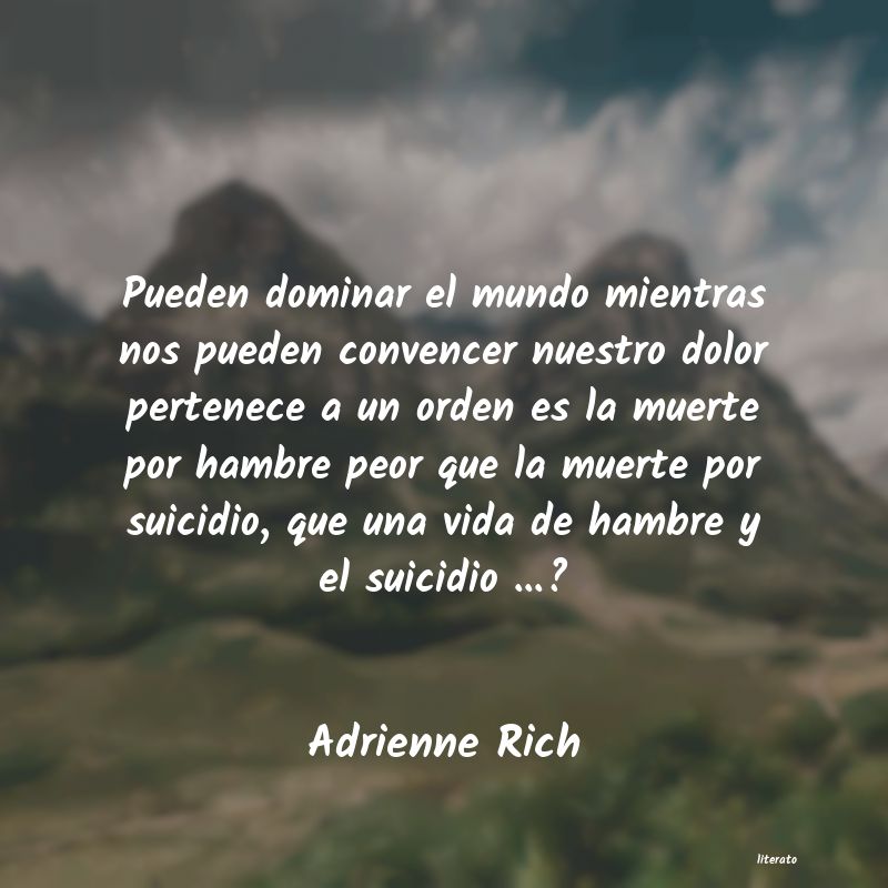 Frases de Adrienne Rich