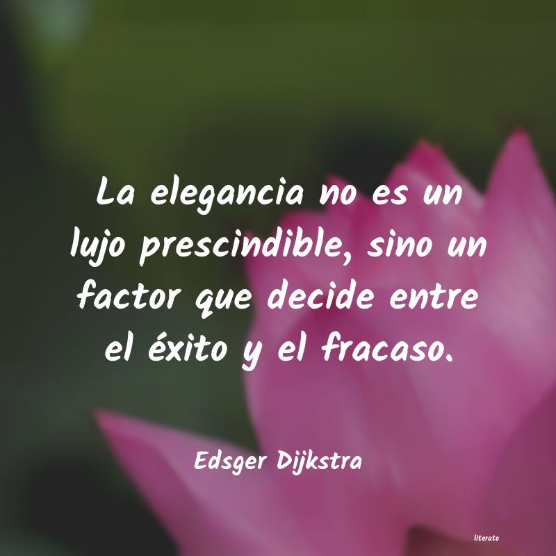 Frases de Edsger Dijkstra