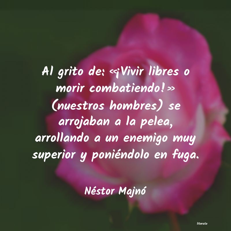 Frases de Néstor Majnó