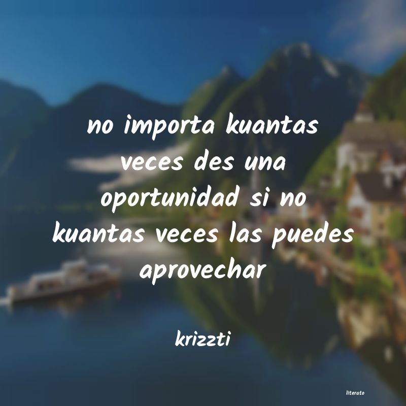 Frases de krizzti