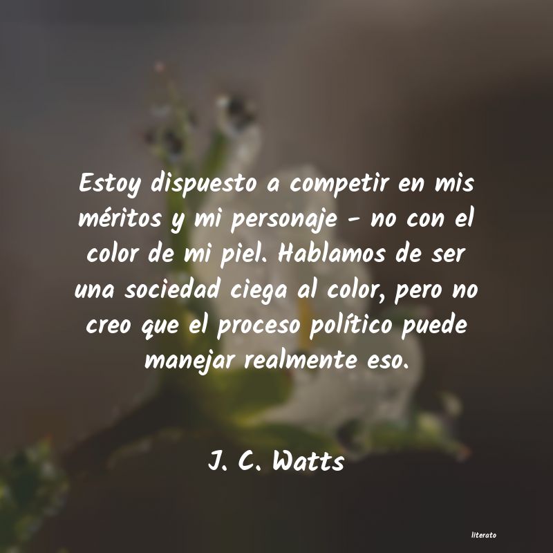 frases de J. C. Watts