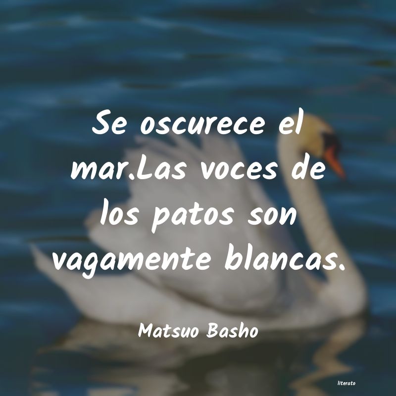 Frases de Matsuo Basho