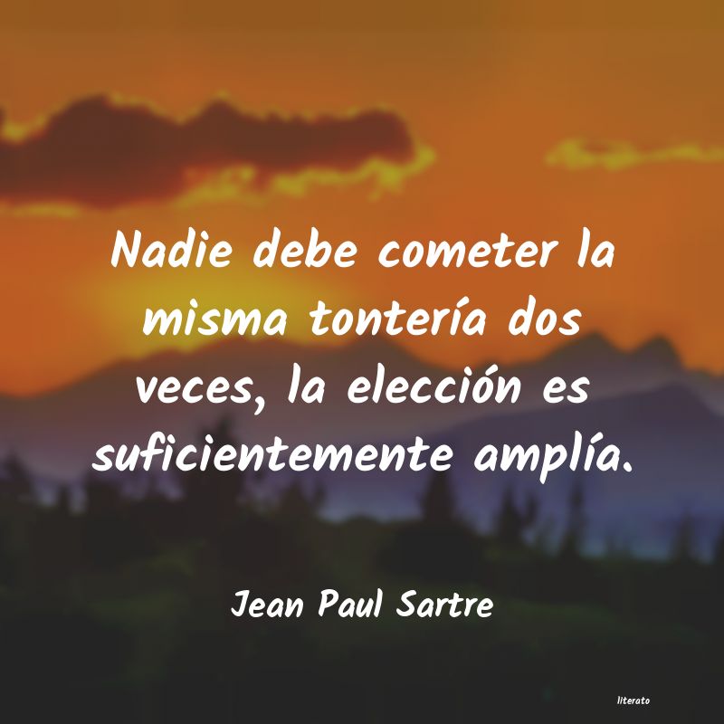 Frases de Jean Paul Sartre