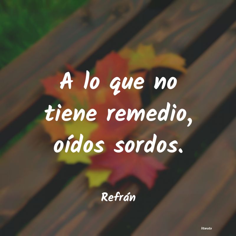 frases de RefrÃ¡n