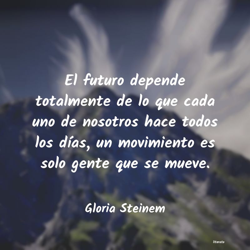 frases de Gloria Steinem