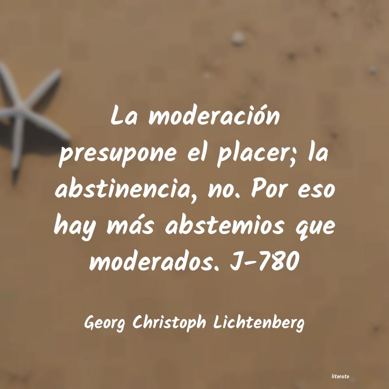 frases de Georg Christoph Lichtenberg