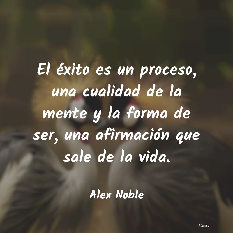 Frases de Alex Noble