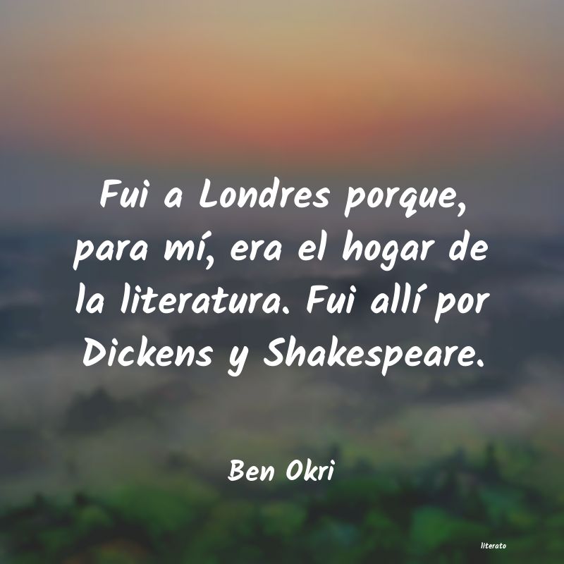 Frases de Ben Okri