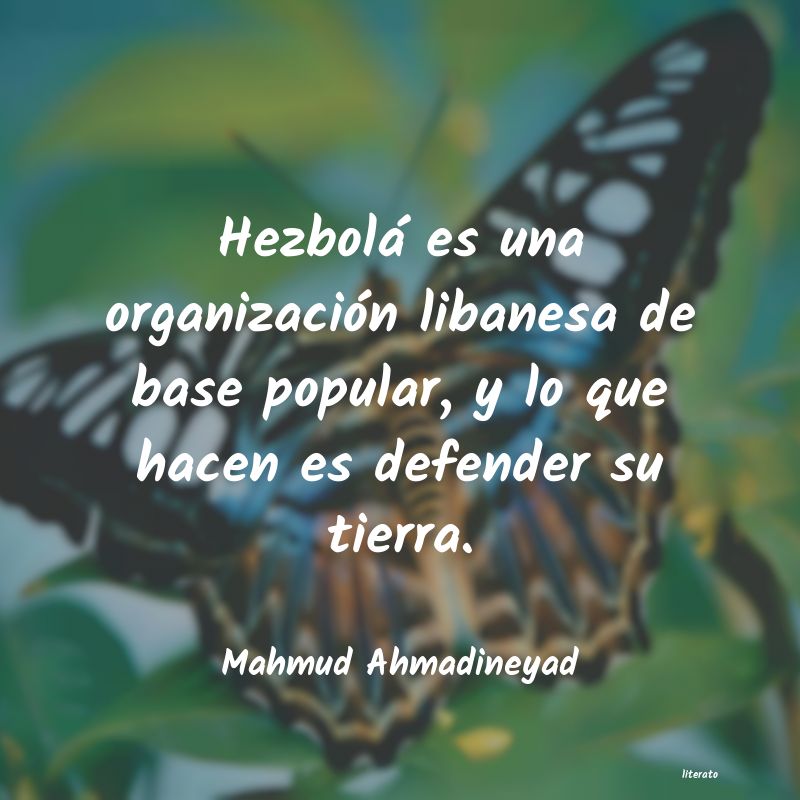 Frases de Mahmud Ahmadineyad