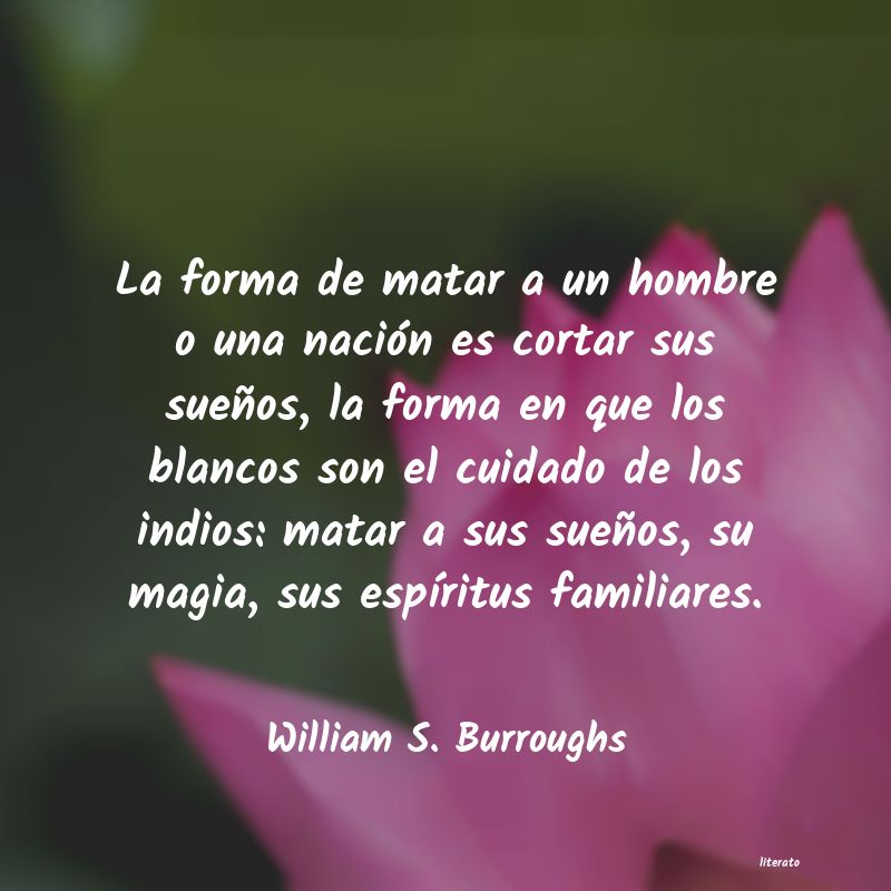 frases de William S. Burroughs