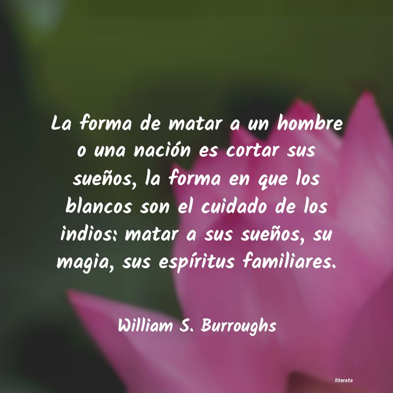 Frases de William S. Burroughs