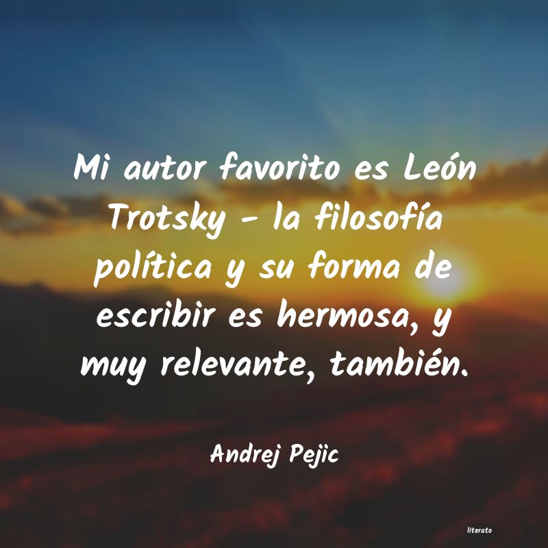 frases de Andrej Pejic