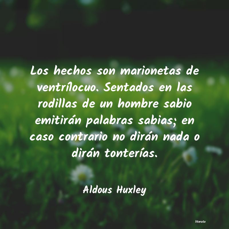 frases de Aldous Huxley