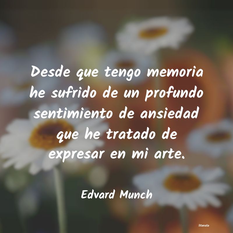 Frases de Edvard Munch