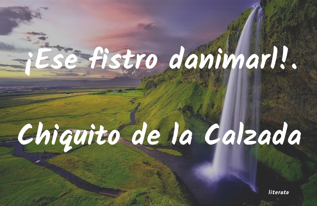 Frases de Chiquito de la Calzada