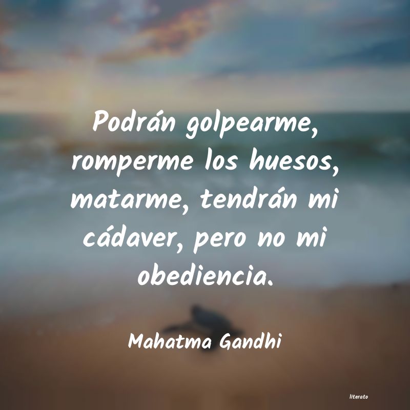 mahatma gandhi el camino