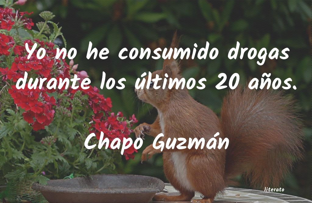 frases de Chapo Guzmán