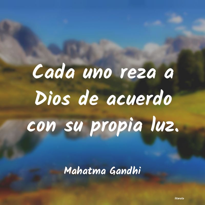 Frases de Mahatma Gandhi