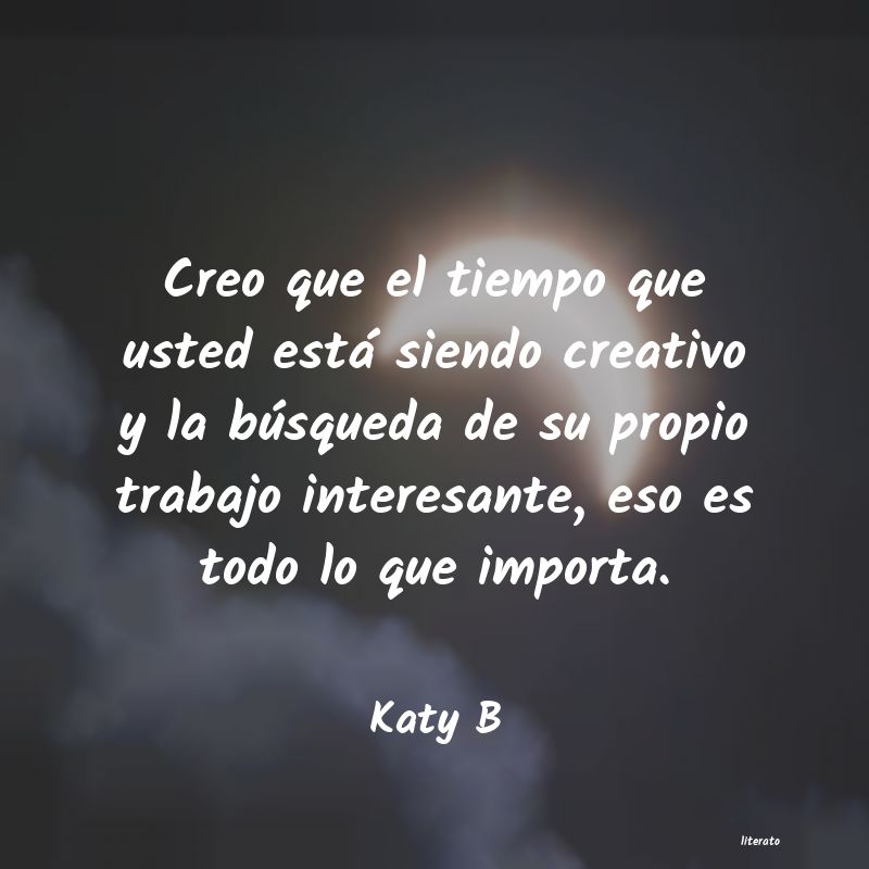 frases de Katy B