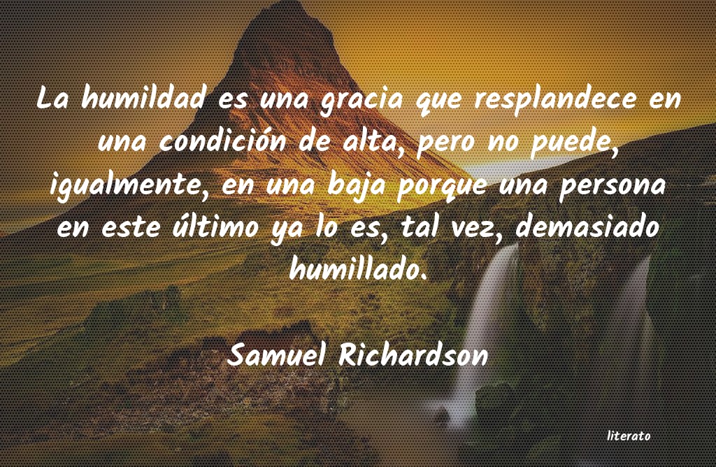 Frases de Samuel Richardson