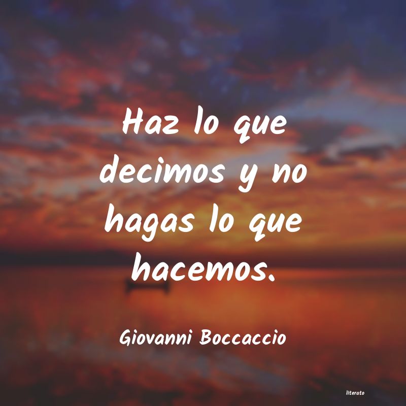 Frases de Giovanni Boccaccio