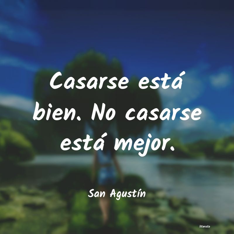 Frases de San Agustín