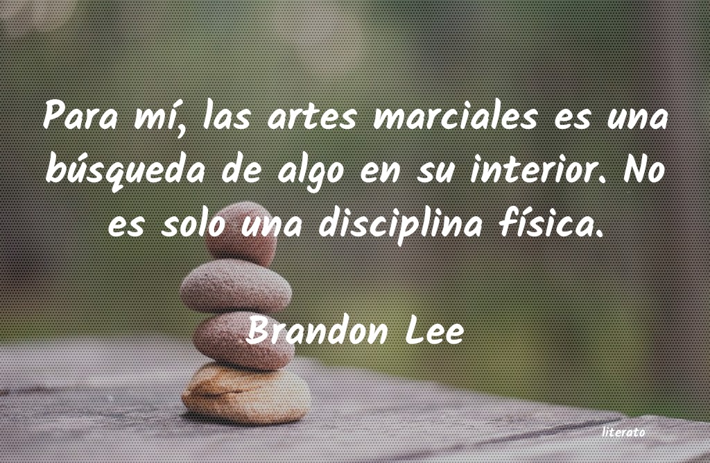 Frases de Brandon Lee