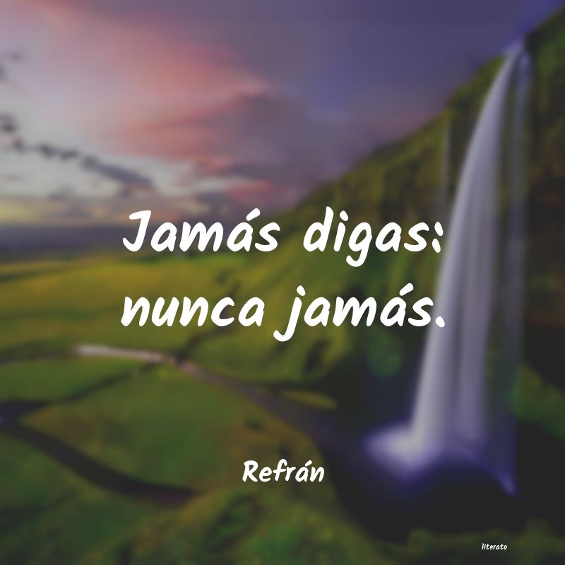 frases de Refrán