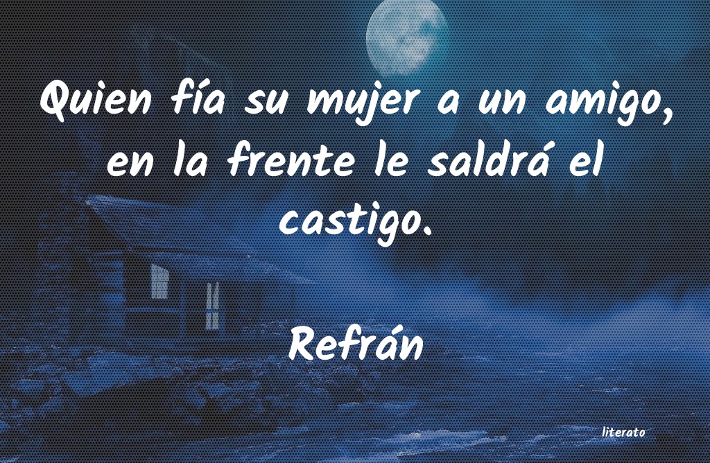 Frases de Refrán