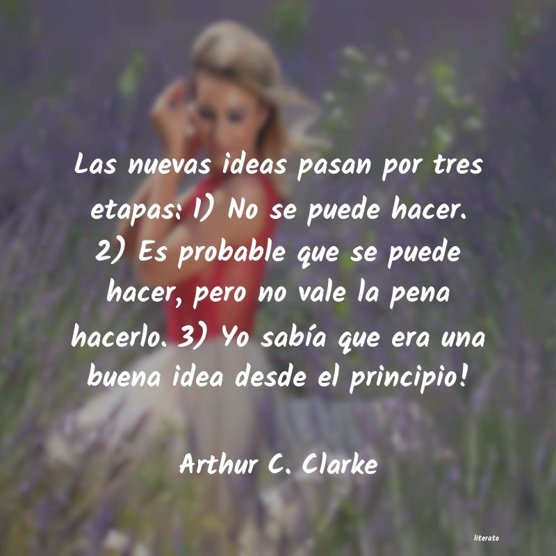 frases de Arthur C. Clarke