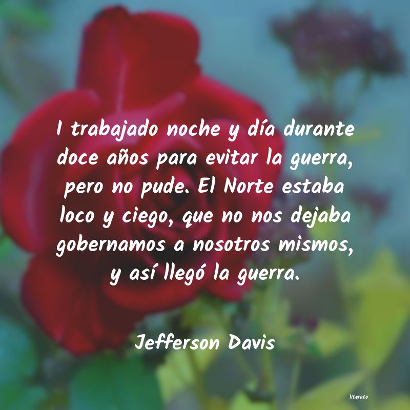 Frases de Jefferson Davis