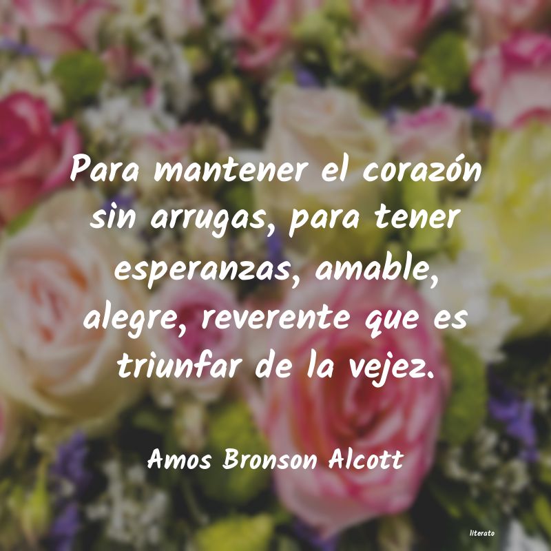 Frases de Amos Bronson Alcott
