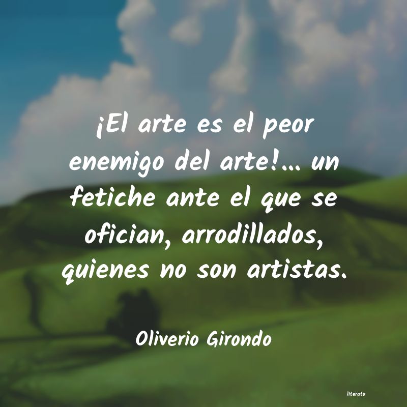 Frases de Oliverio Girondo