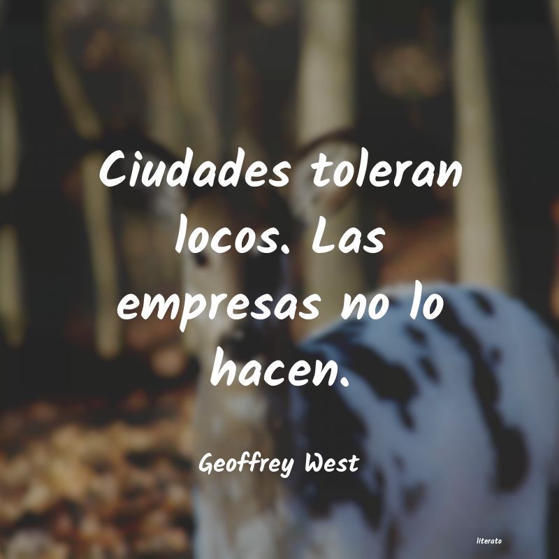 Frases de Geoffrey West