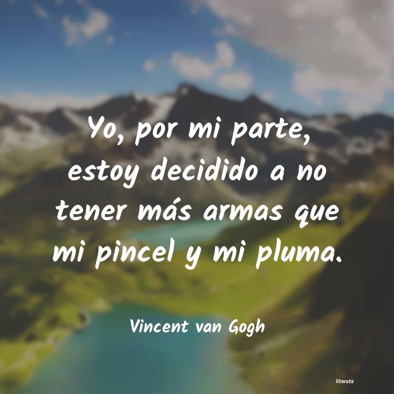 frases de Vincent van Gogh