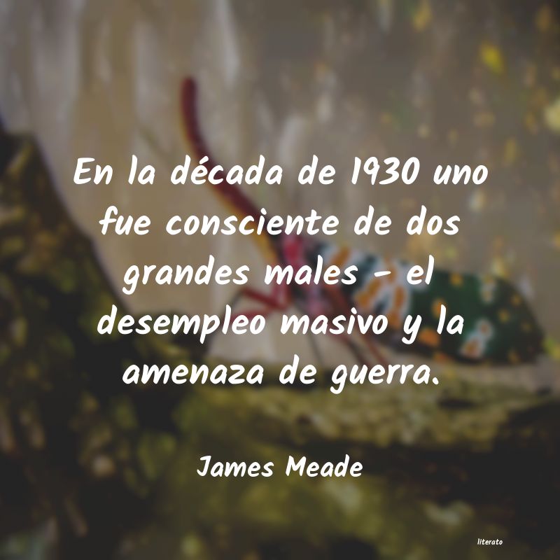 Frases de James Meade