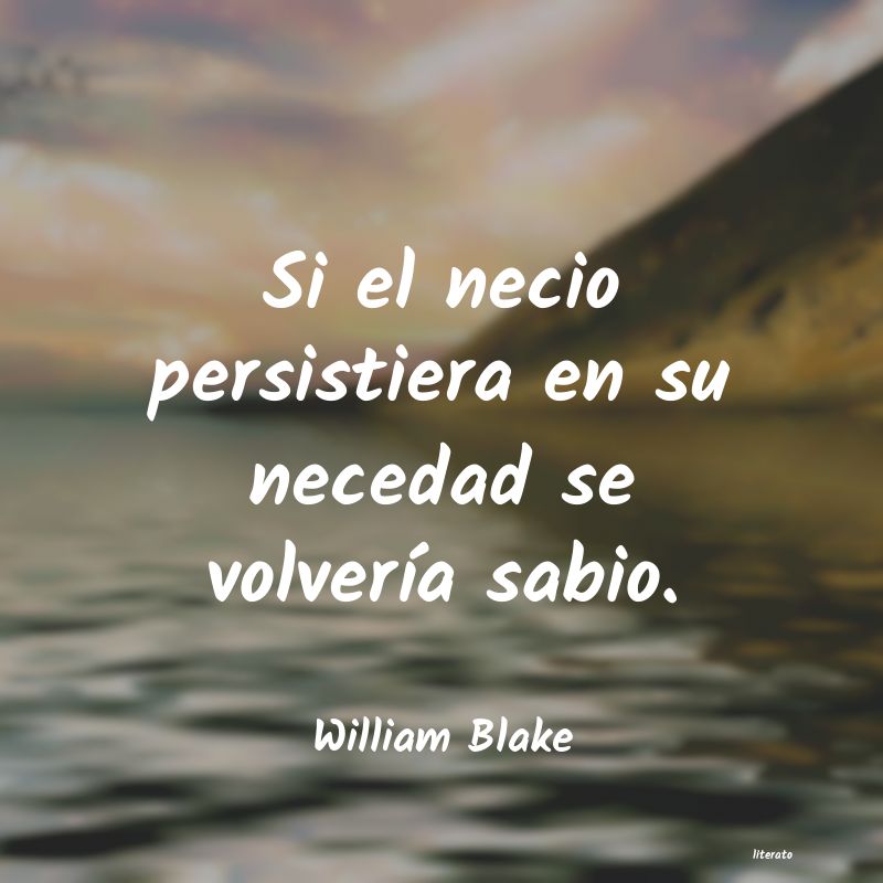 Frases de William Blake