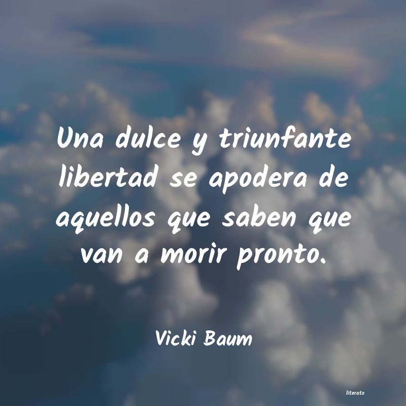 Frases de Vicki Baum