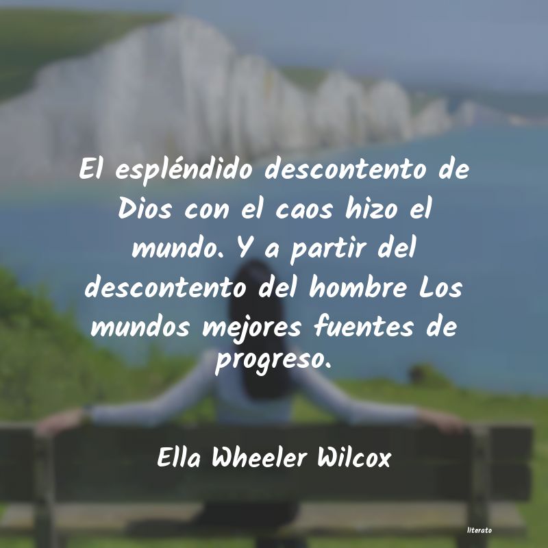 frases de Ella Wheeler Wilcox